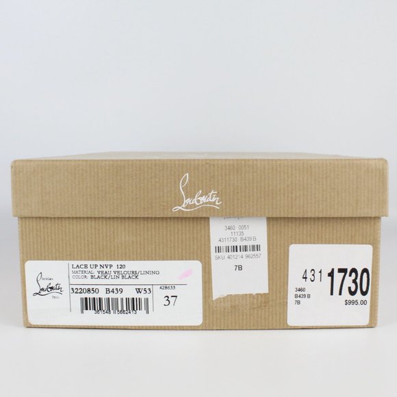 NEW Christian Louboutin Suede Peep-Toe Pumps - Picture 16 of 16